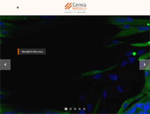 Tablet Screenshot of geneabiocells.com